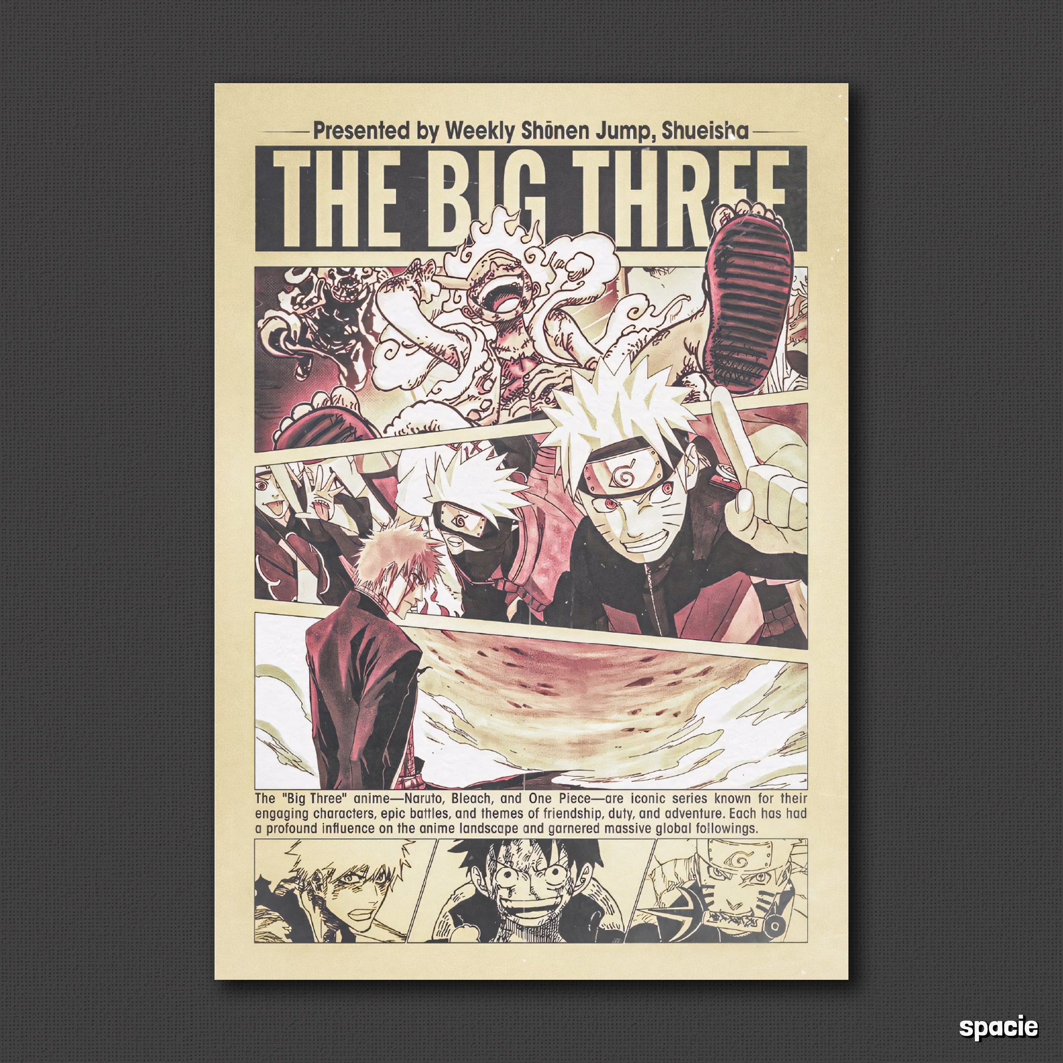 The big 3 Anime - Anime Posters Collection