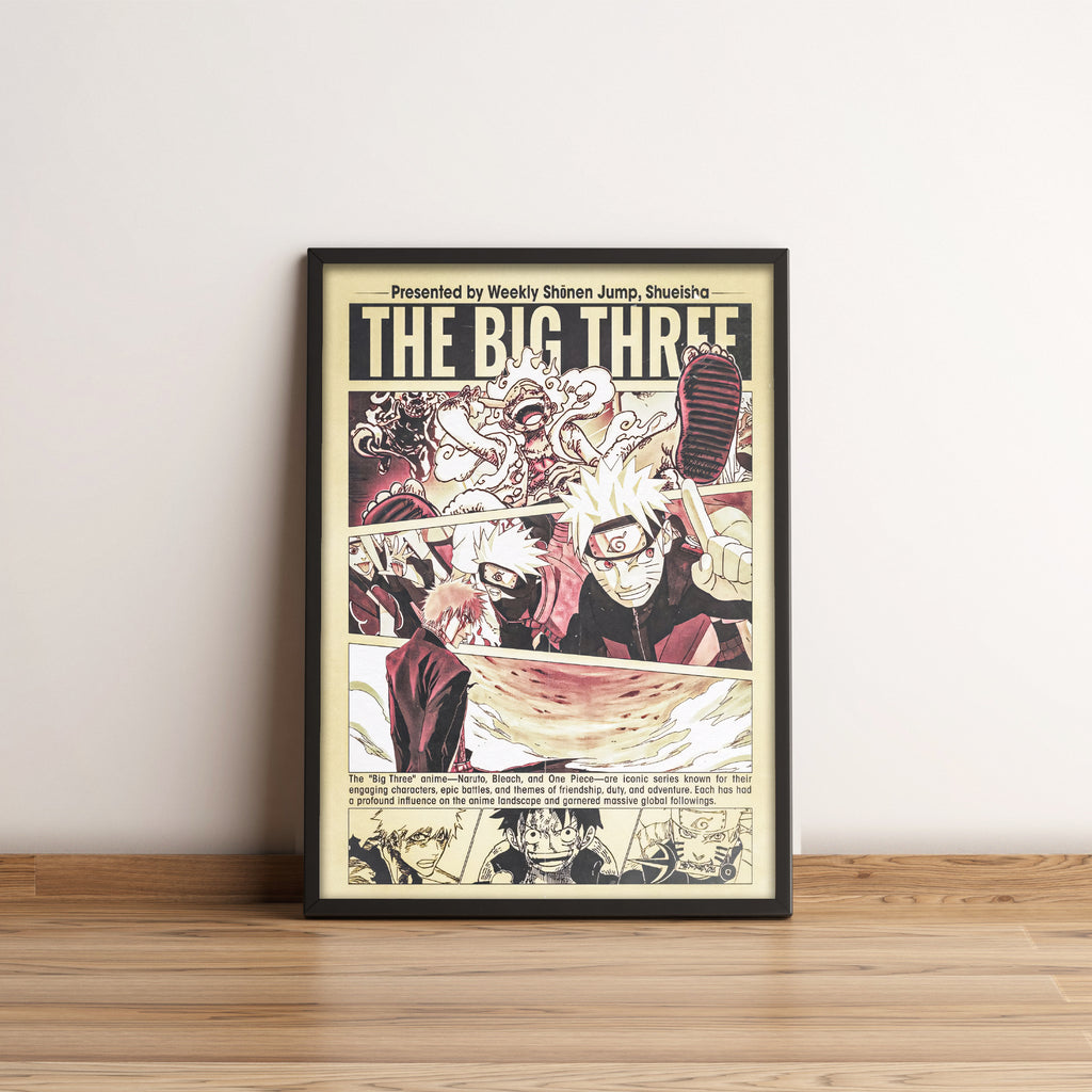 The big 3 Anime - Anime Posters Collection