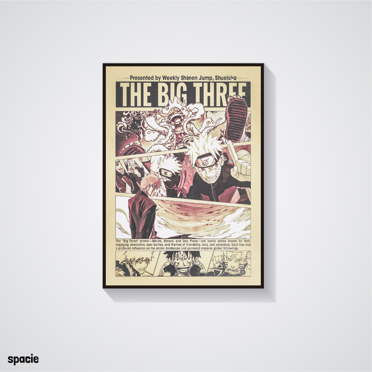 The big 3 Anime - Anime Posters Collection