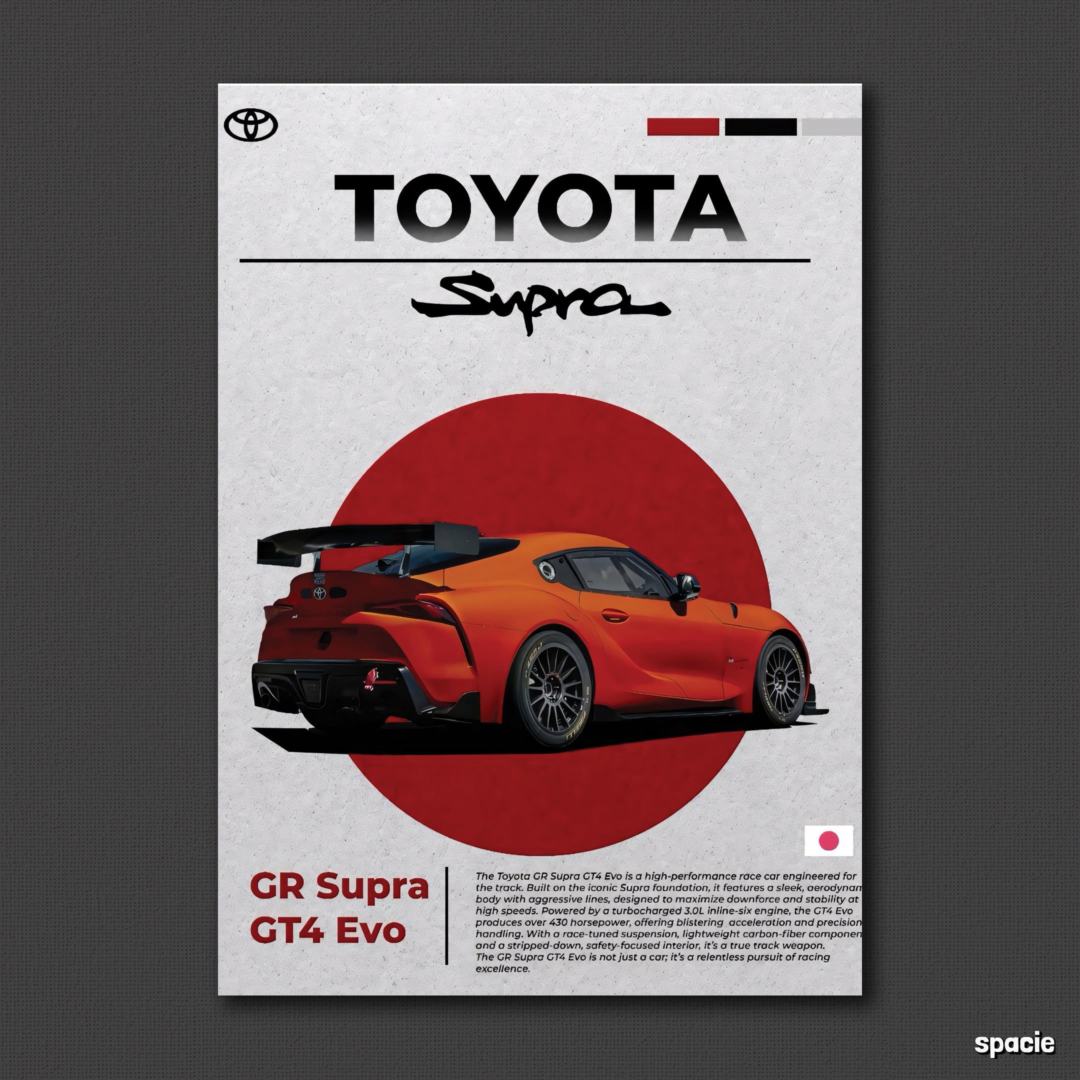 Toyota Supra - Car Posters Collection