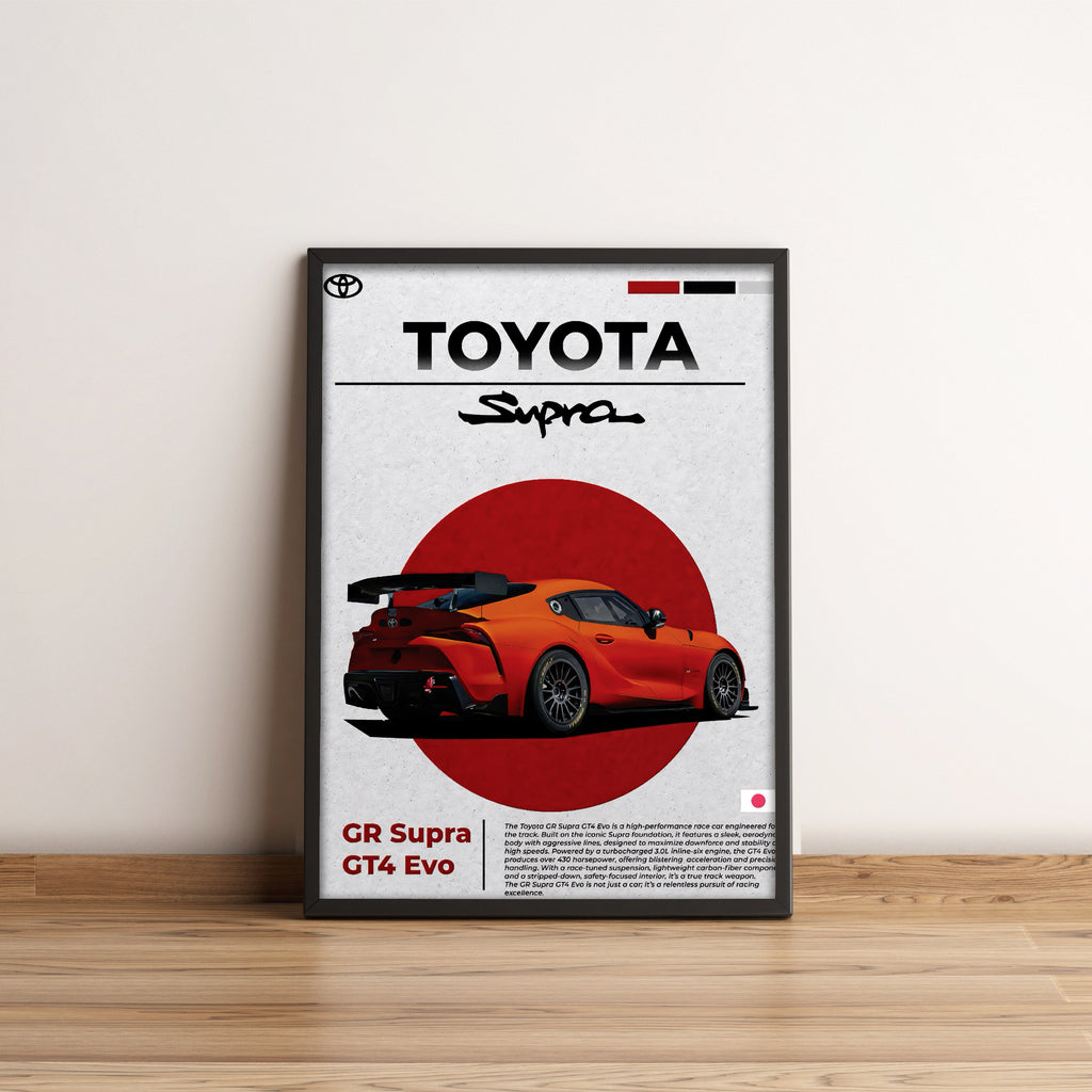Toyota Supra - Car Posters Collection