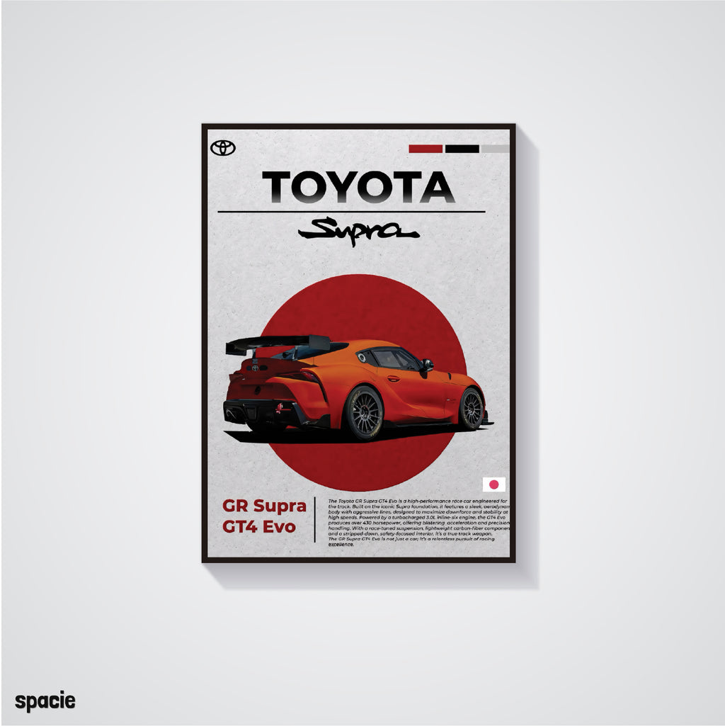 Toyota Supra - Car Posters Collection