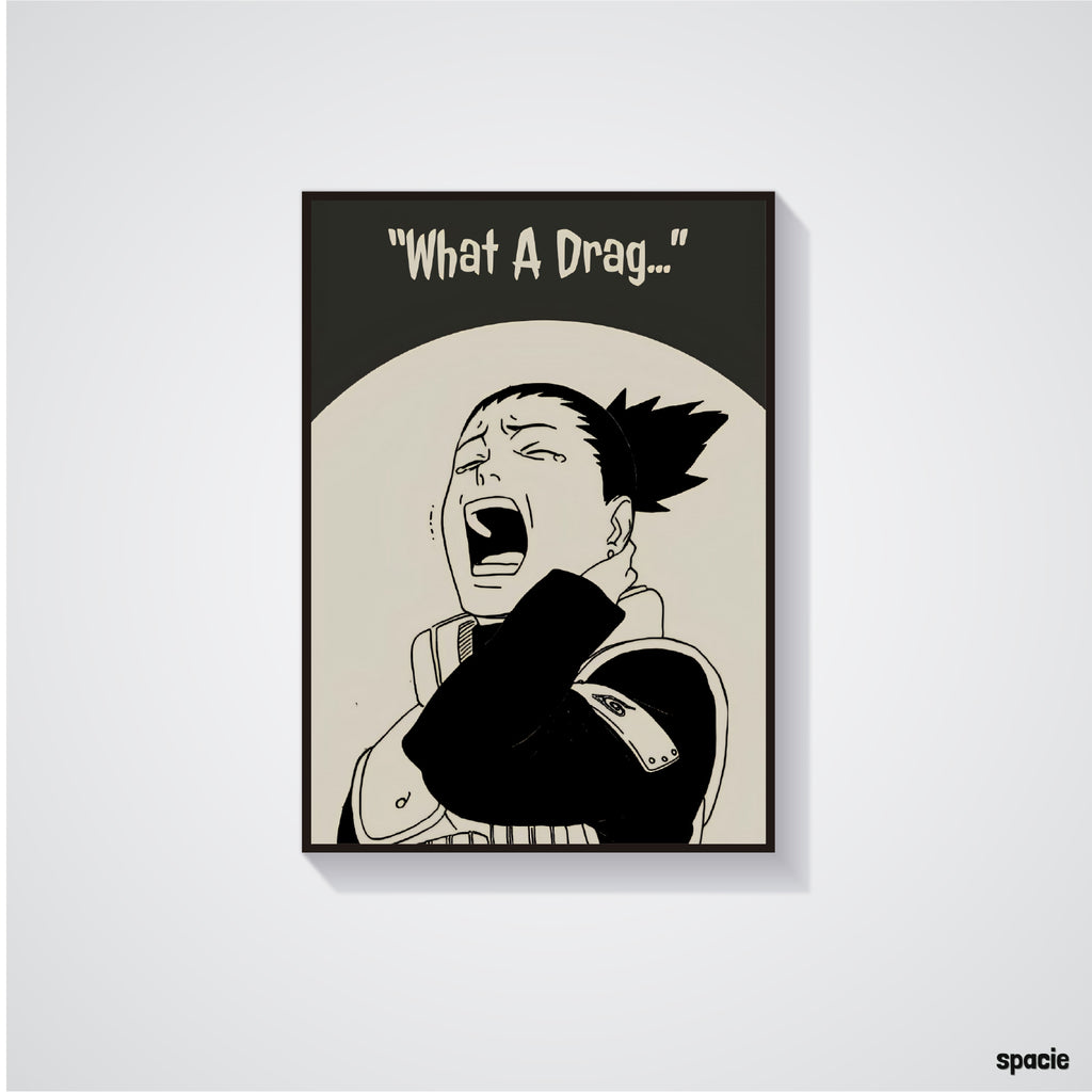 Shikamaru Nara - Naruto Shippuden - Anime Poster