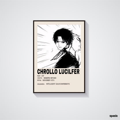 Chrollo Lucifer- Hunter X Hunter - Epic Anime Poster