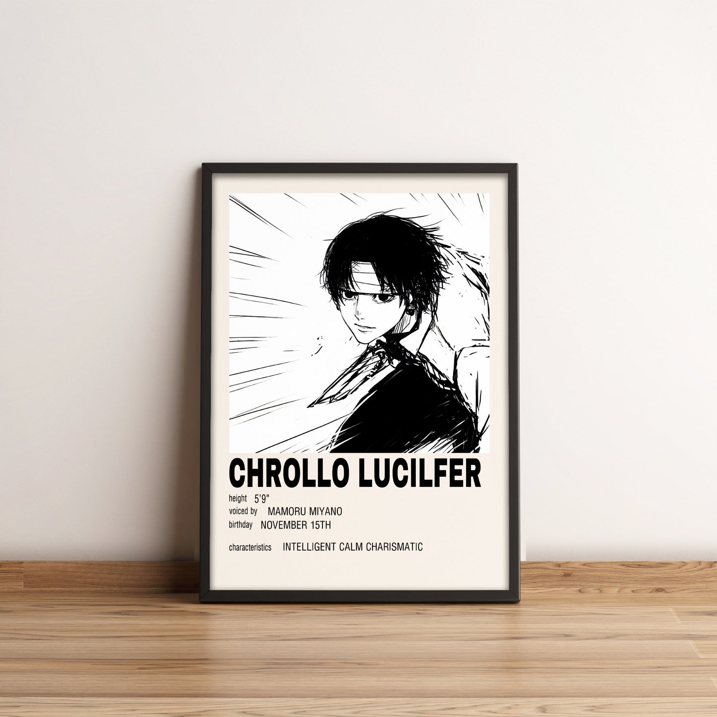 Chrollo Lucifer- Hunter X Hunter - Epic Anime Poster