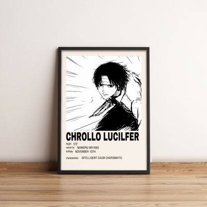 Chrollo Lucifer- Hunter X Hunter - Epic Anime Poster