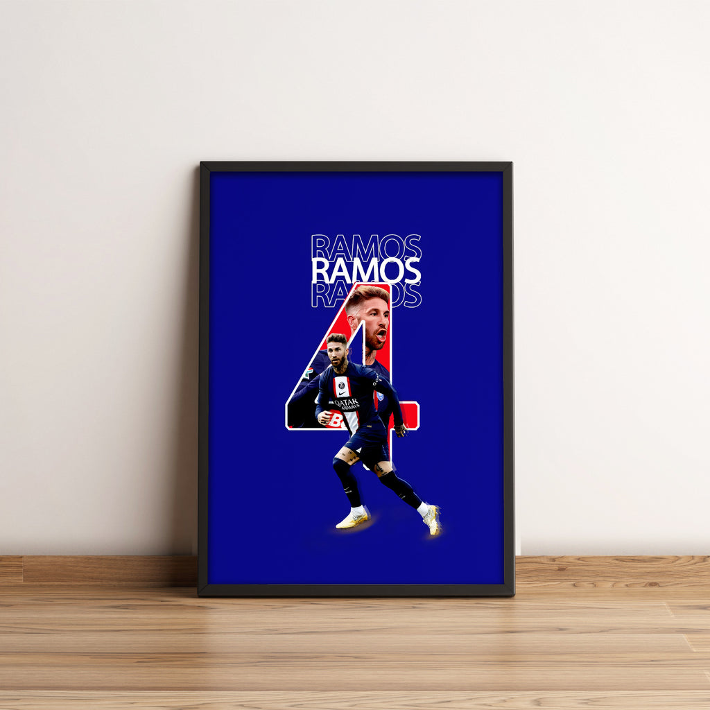 Sergio Ramos Poster - Football Poster