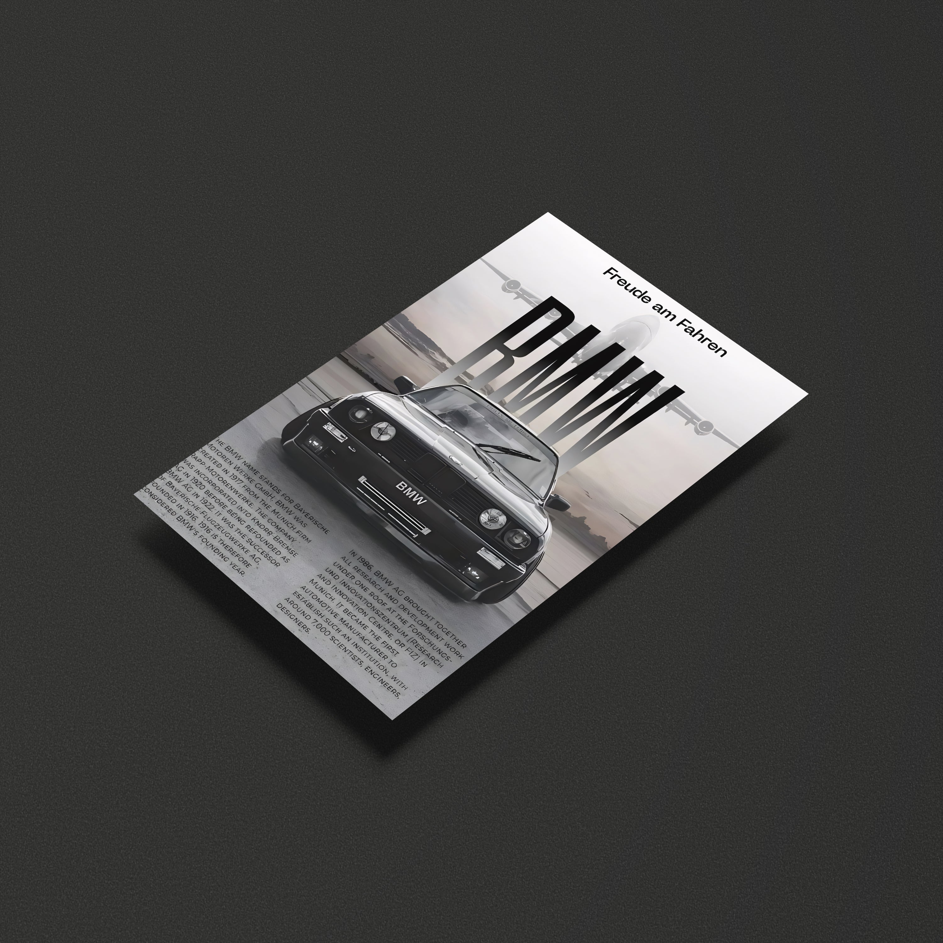 BMW Poster