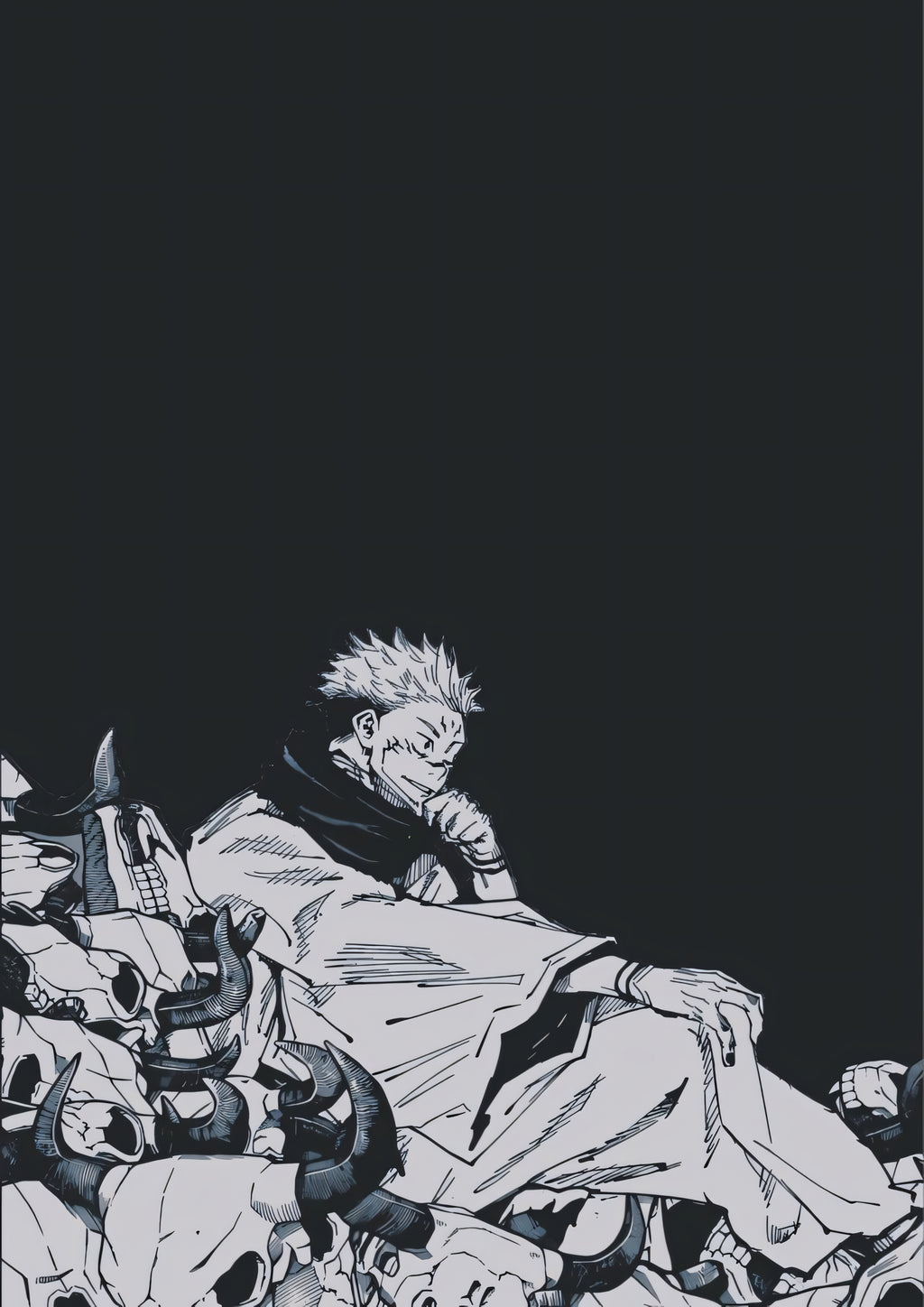Sukuna Jujutsu Kaisen Anime Poster