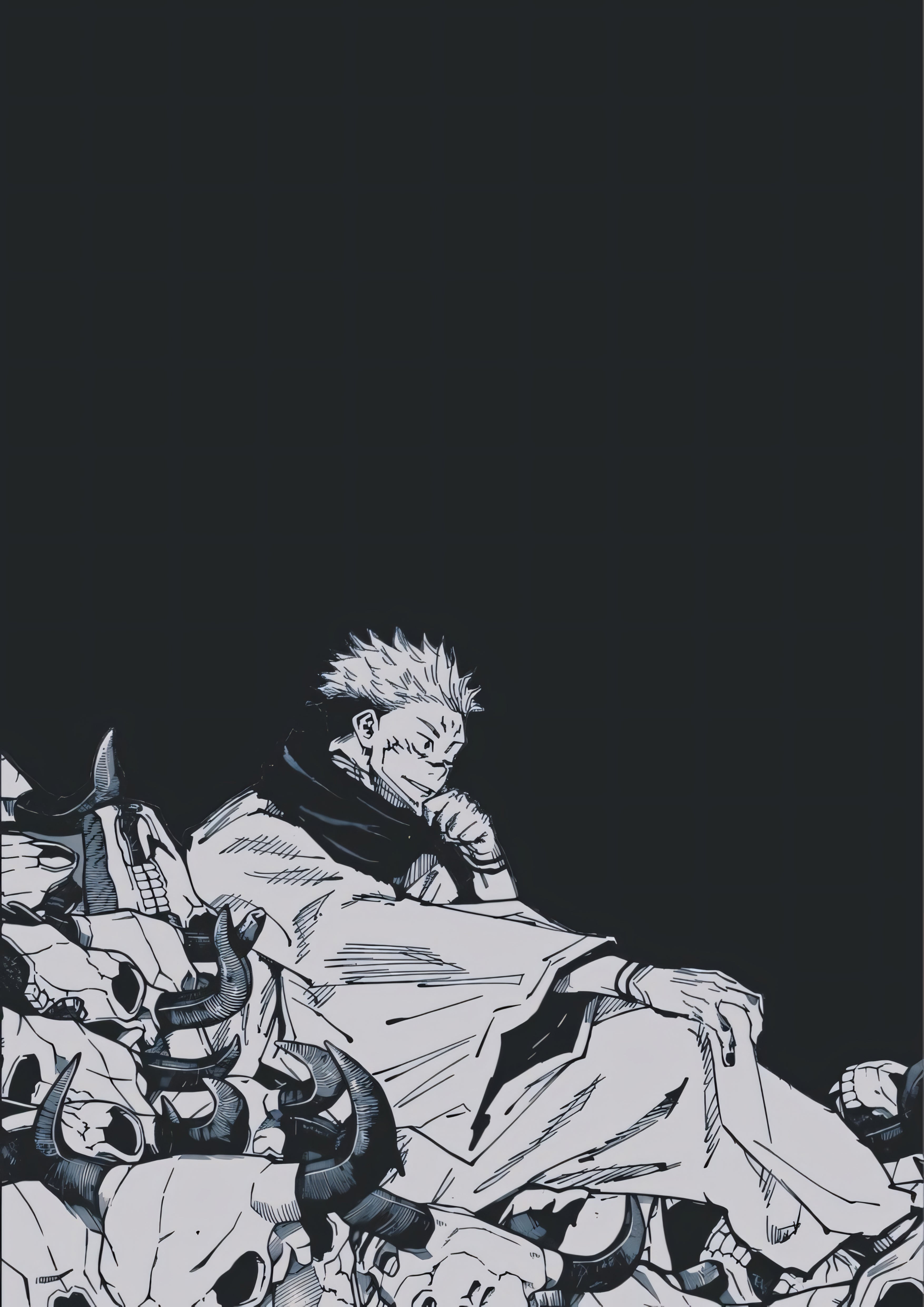 Sukuna Jujutsu Kaisen Anime Poster