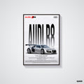 Audi R8 - Sport Car Poster