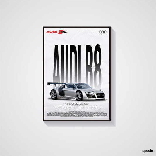 Audi R8 - Sport Car Poster