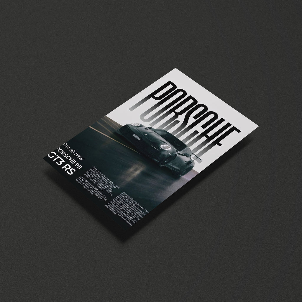 Porsche 911 GT3 Poster 01