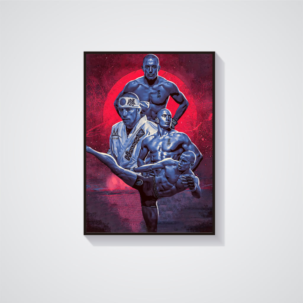 George st-pierre Poster 01