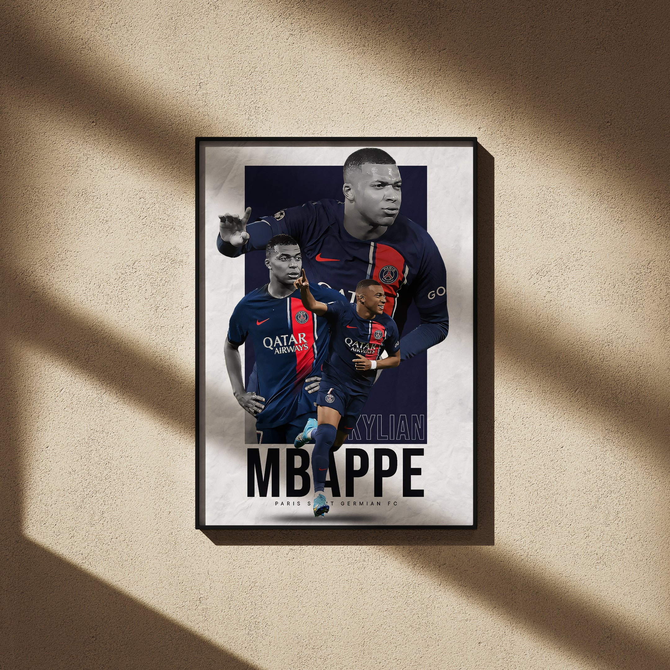 Kylian Mbappe Poster - Football Poster