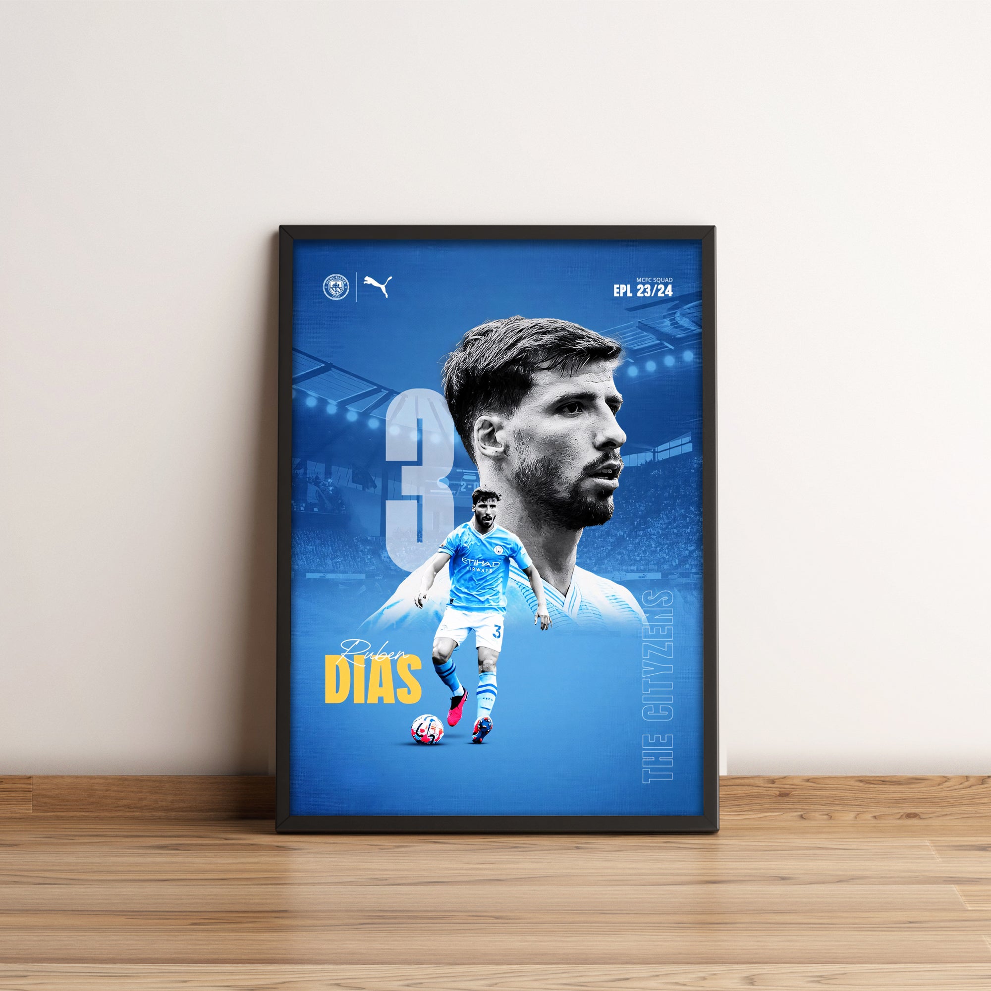 Ruben Dias Poster - Football Poster