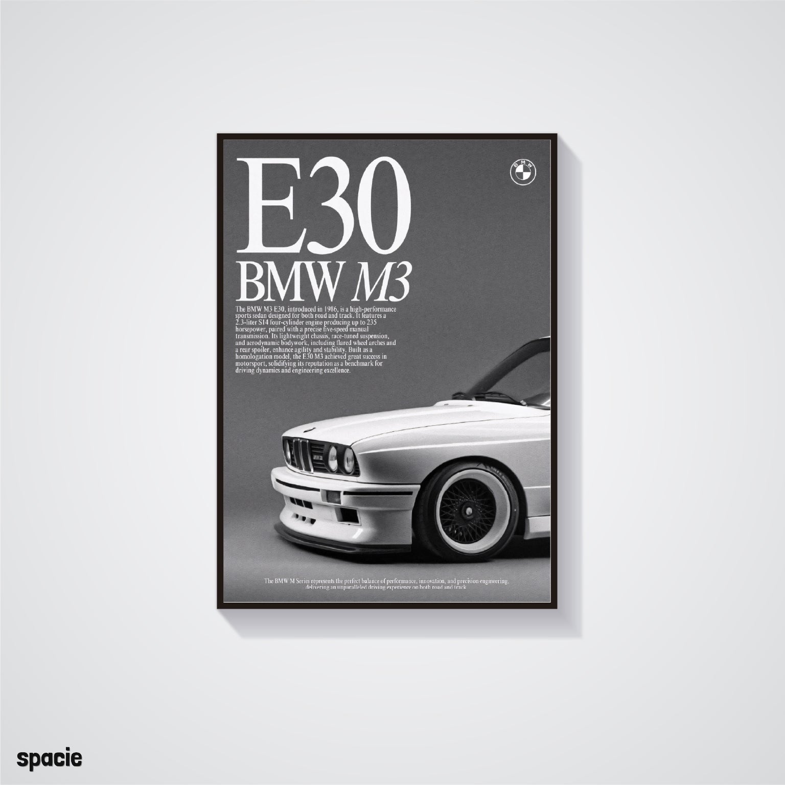 BMW M3 E30 - Car Posters Collection