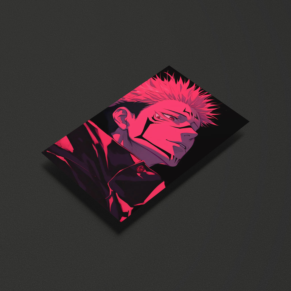 Sukuna Jujutsu Kaisen Anime Poster