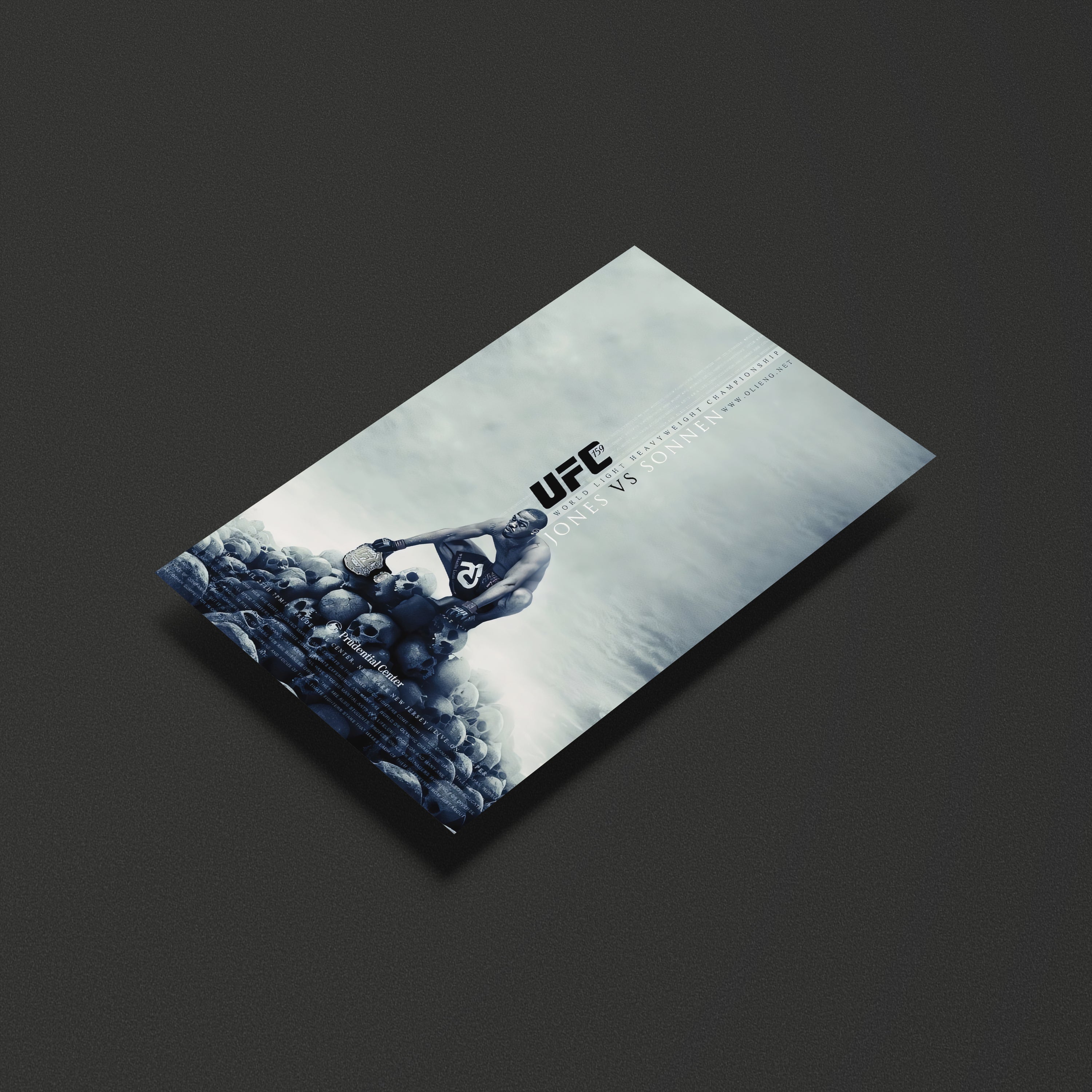 Jon Jones UFC Fighter Poster