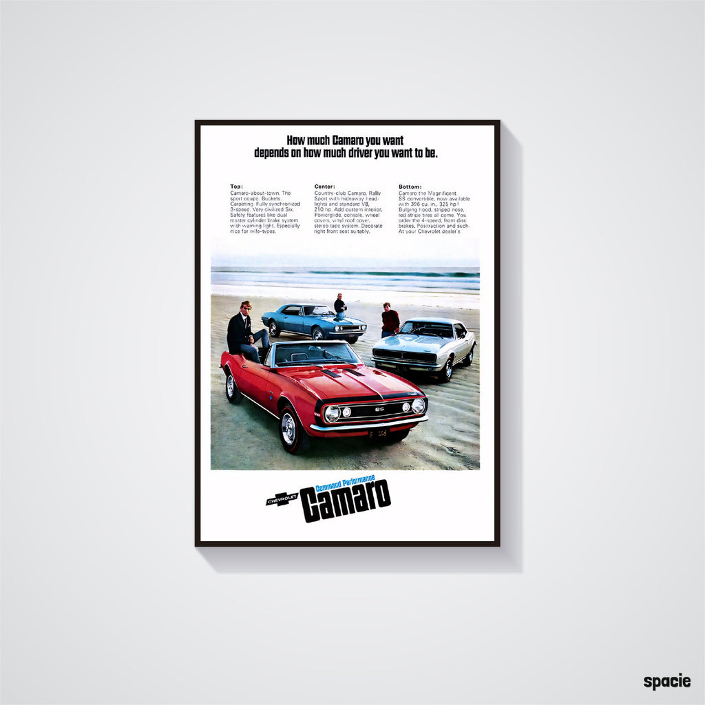 Chevrolet Camaro - Classic Car Poster