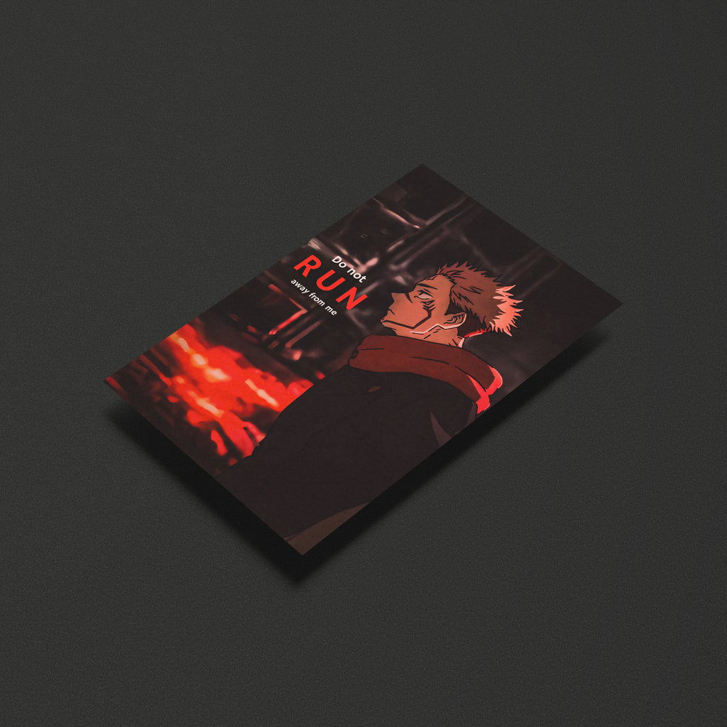 Sukuna Jujutsu Kaisen Anime Poster