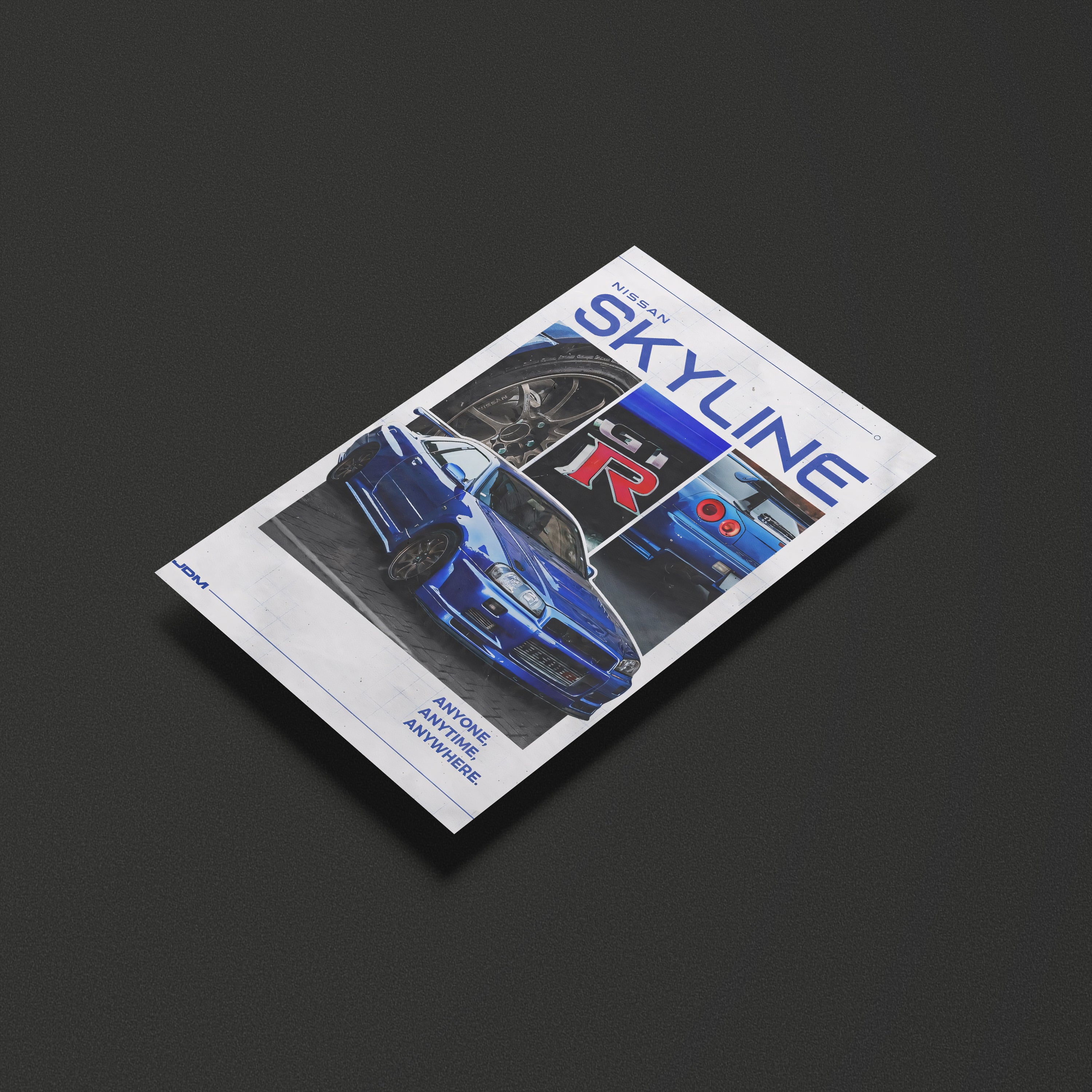 Nissan Skyline GT-R R34 Poster 02
