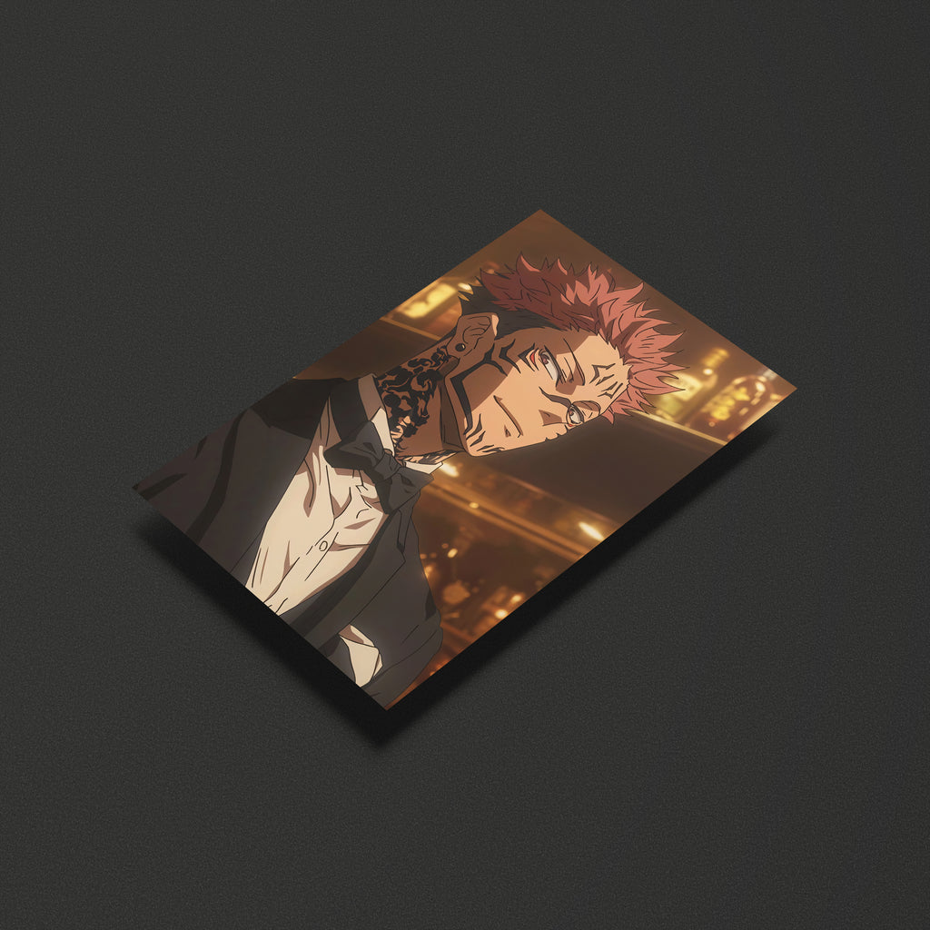 Sukuna Jujutsu Kaisen Anime Poster