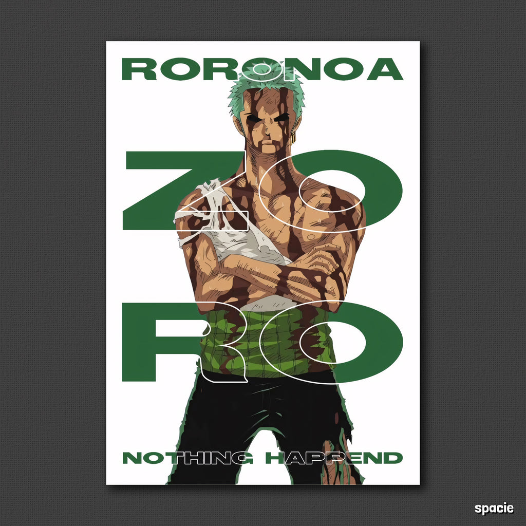 Roronoa Zoro - One piece - Anime Poster