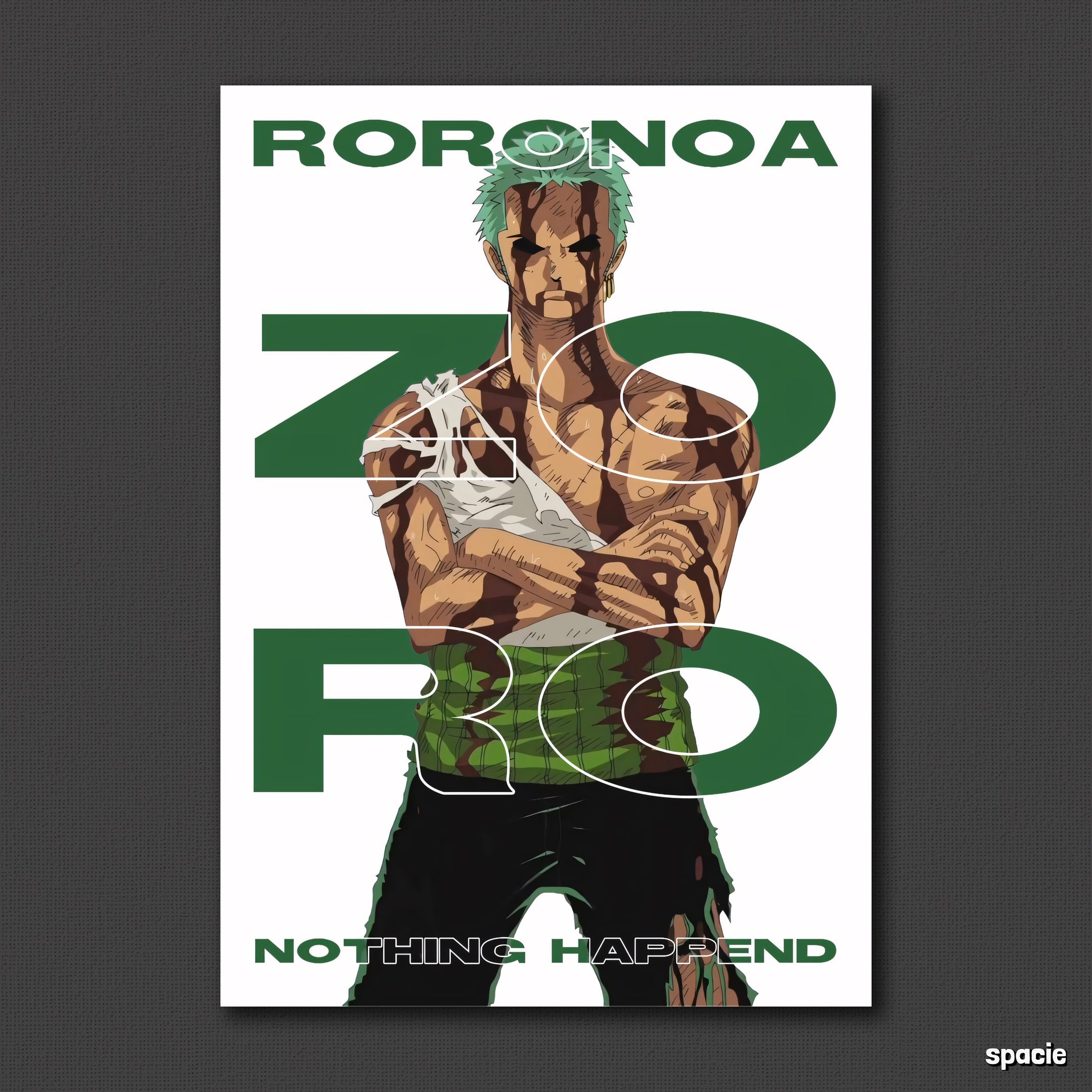 Roronoa Zoro - One piece - Anime Poster