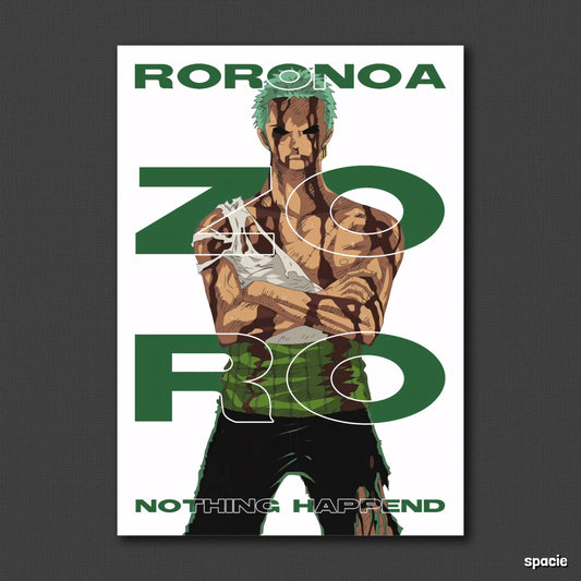 Roronoa Zoro - One piece - Epic Anime Poster