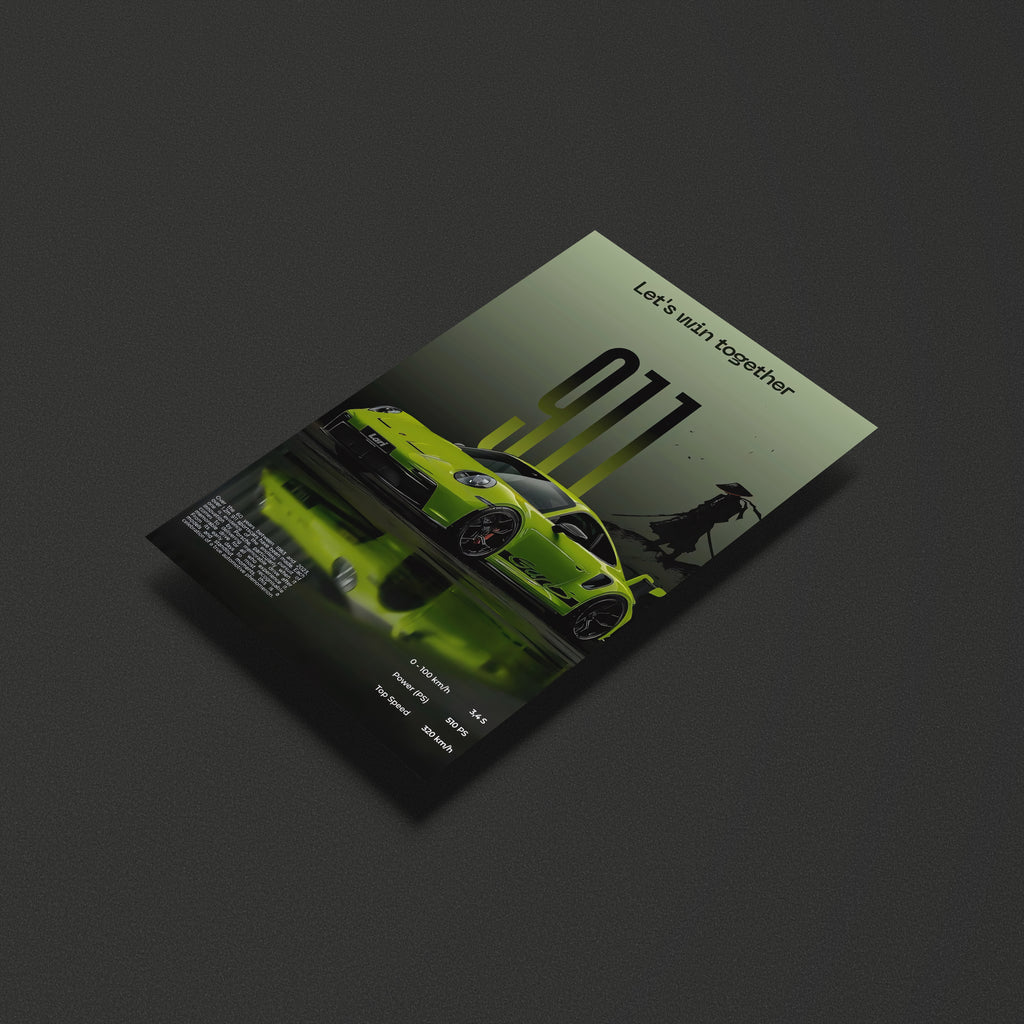 Porsche 911 GT3 Poster 03