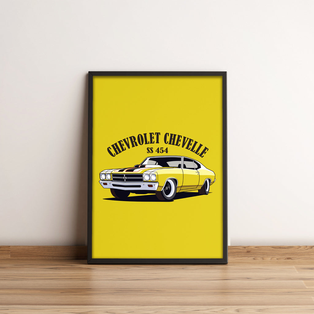 Chevrolet Chevelle SS - Muscle Car Poster