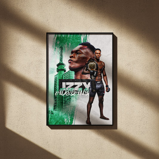 Israel Adesanya UFC Poster 01