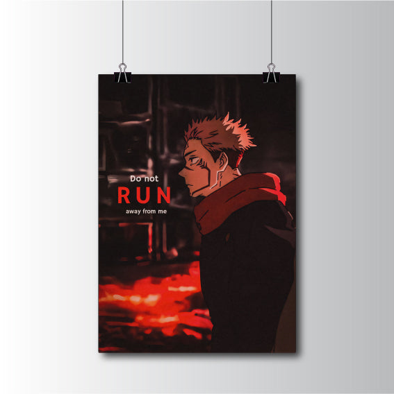 Sukuna Jujutsu Kaisen Anime Poster