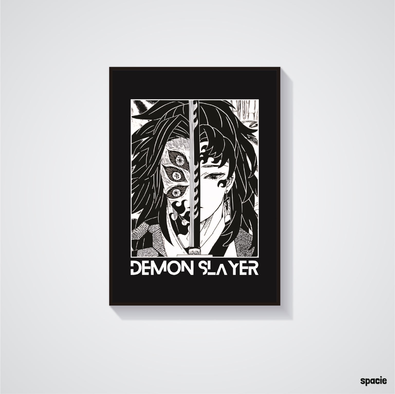 Kokushibo and Yoriichi - Demon Slayer - Epic Anime Poster