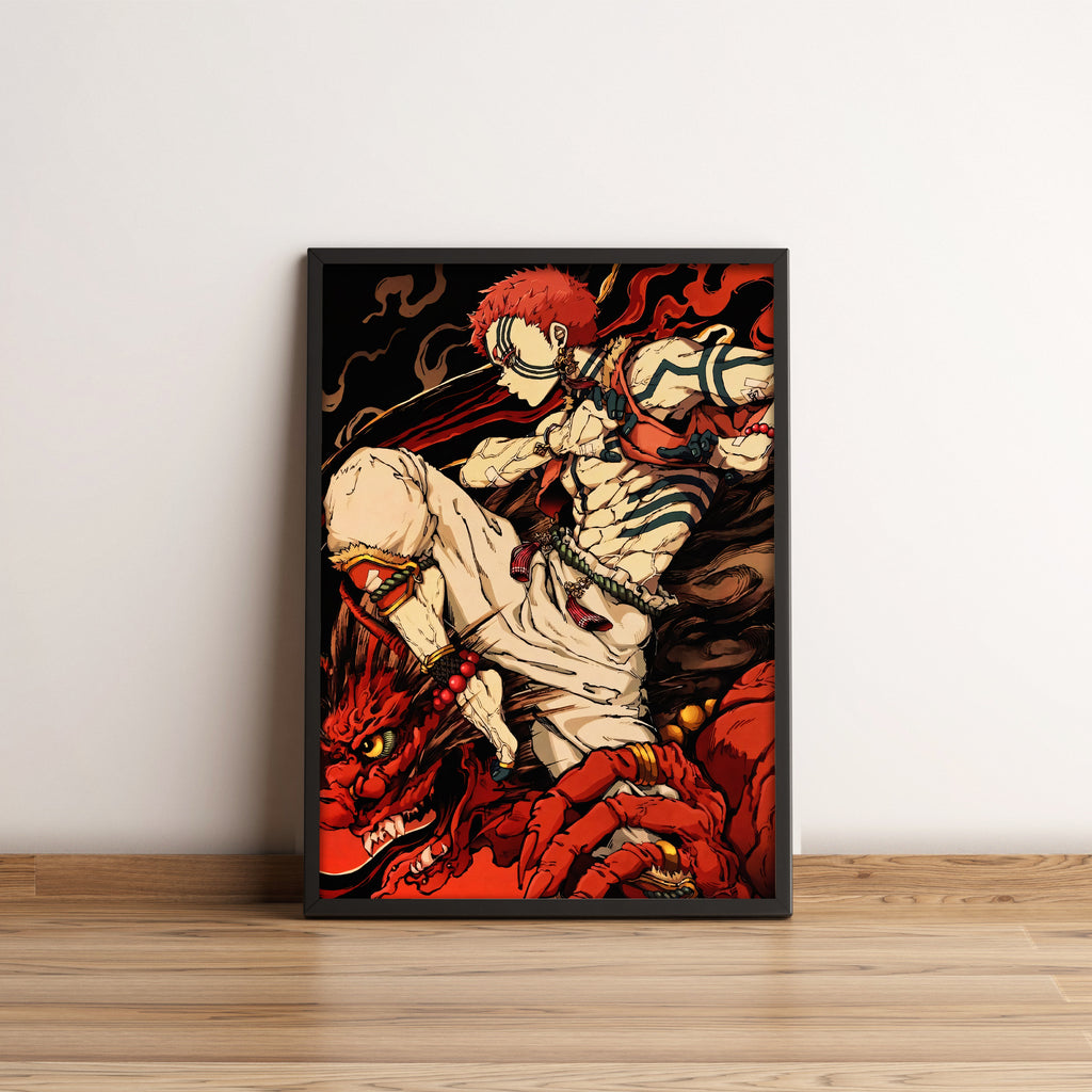 Akaza - Demon Slayer - Anime Poster