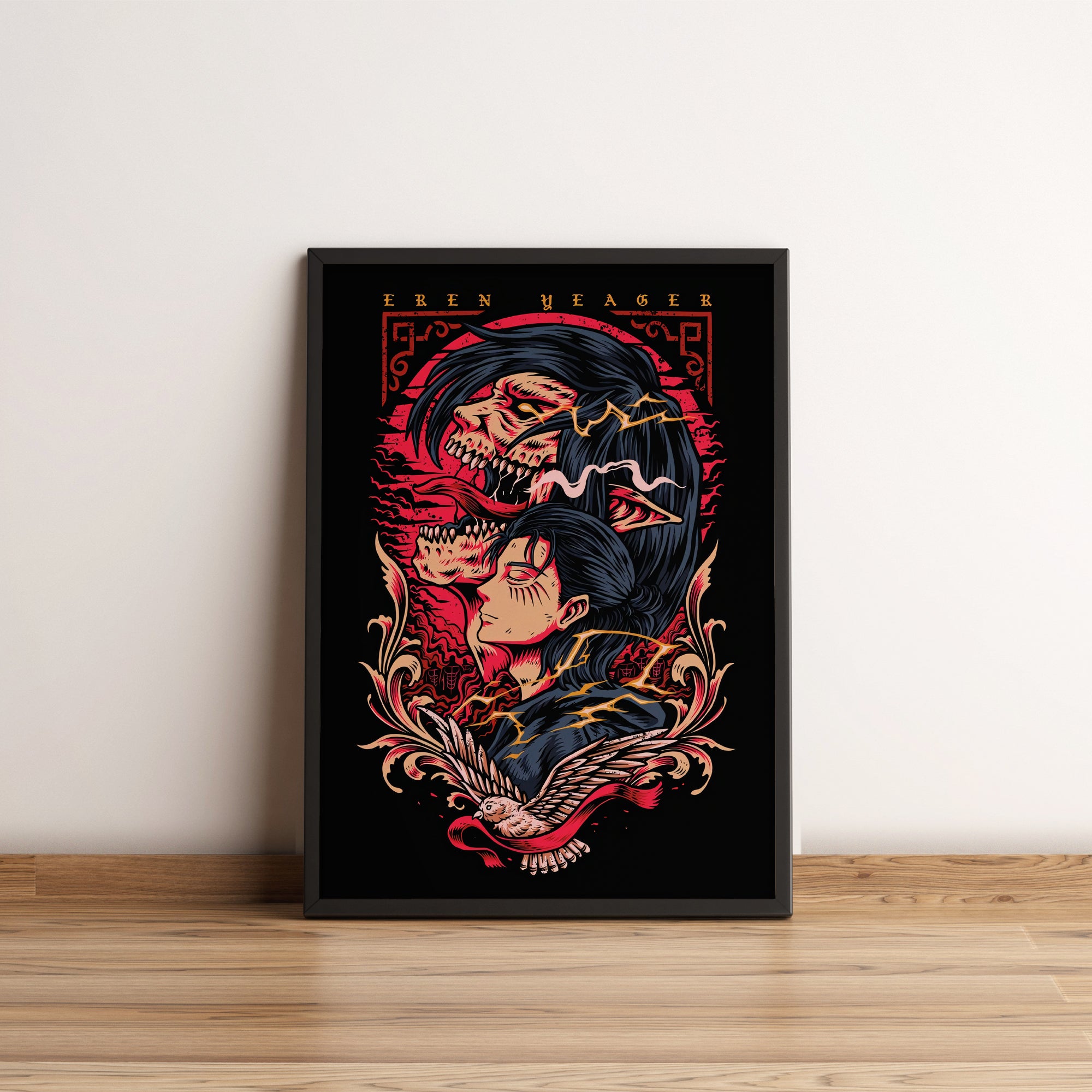 Eren yeager - Attack On Titan - Anime Poster