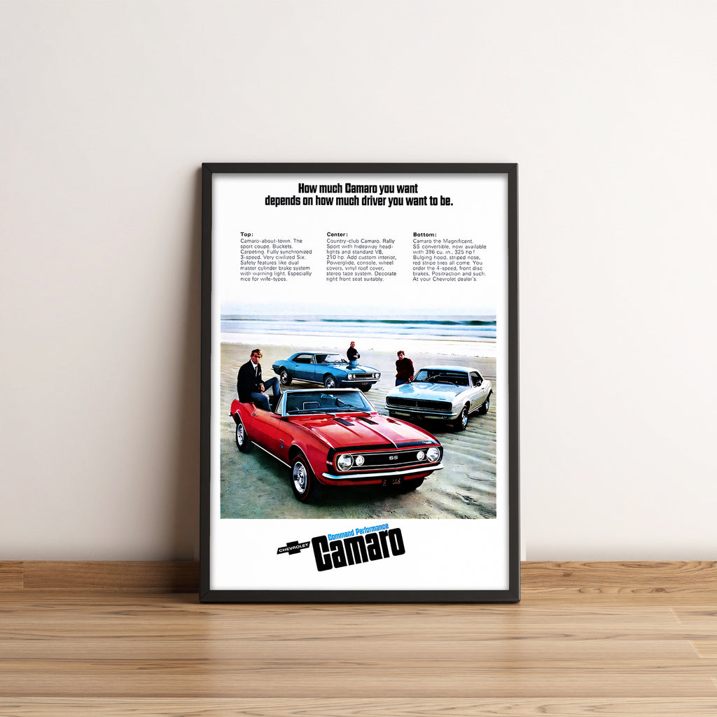 Chevrolet Camaro - Classic Car Poster