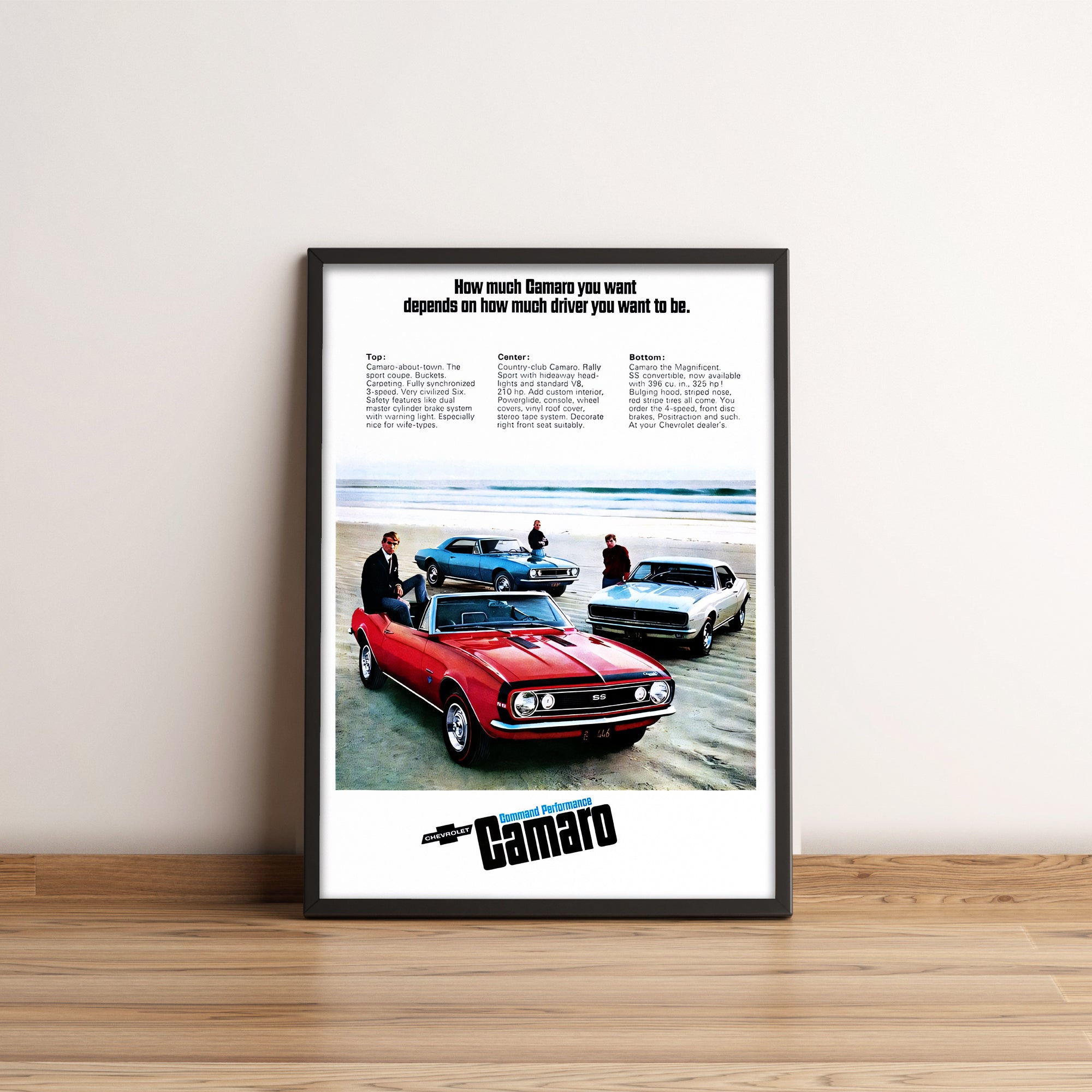 Chevrolet Camaro - Classic Car Poster