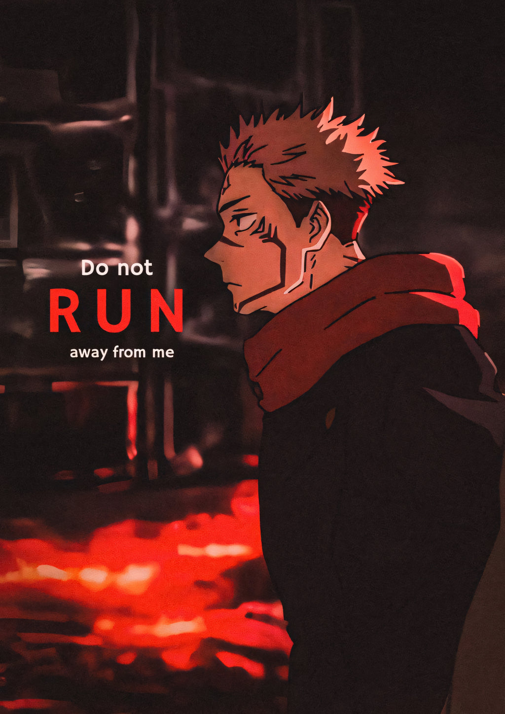 Sukuna Jujutsu Kaisen Anime Poster