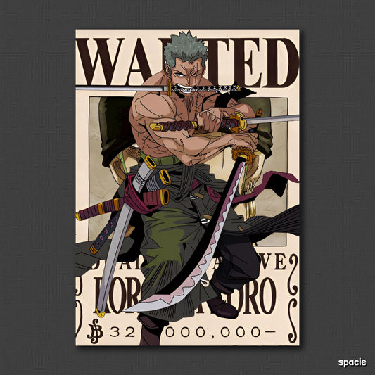 Roronoa Zoro - One piece - Epic Anime Poster