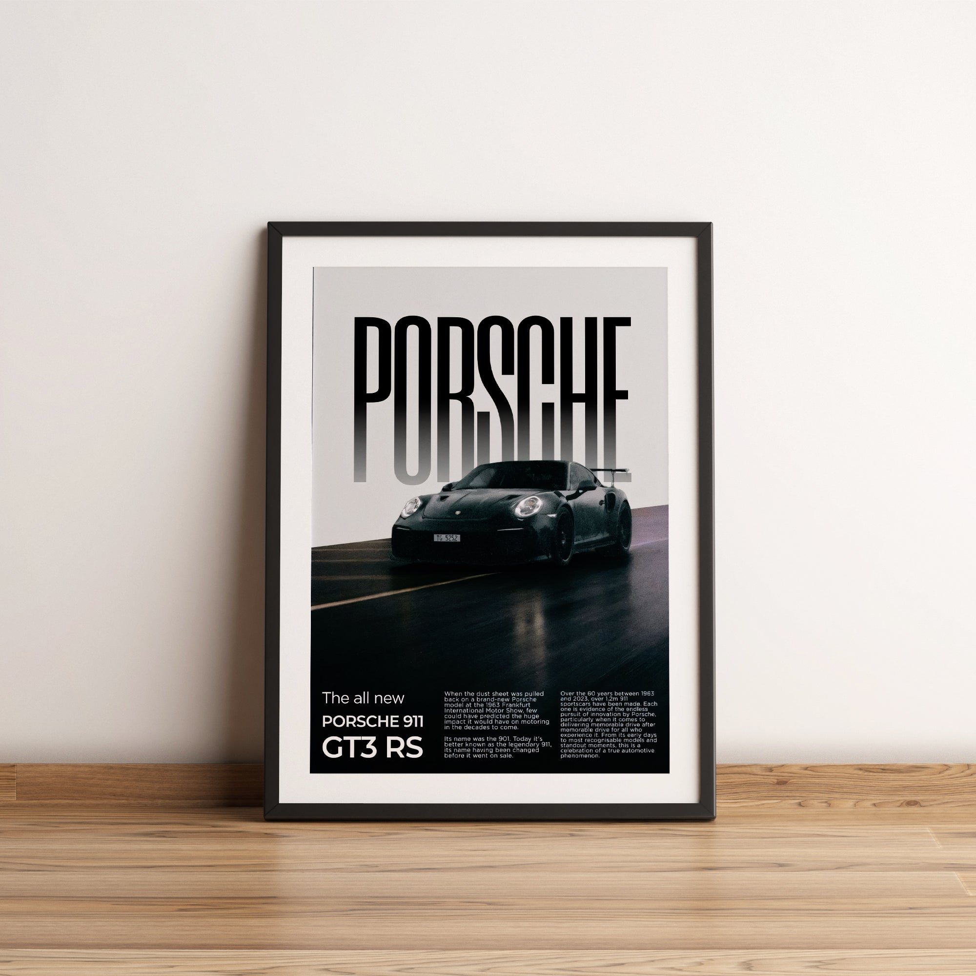 Porsche 911 GT3 Poster 01