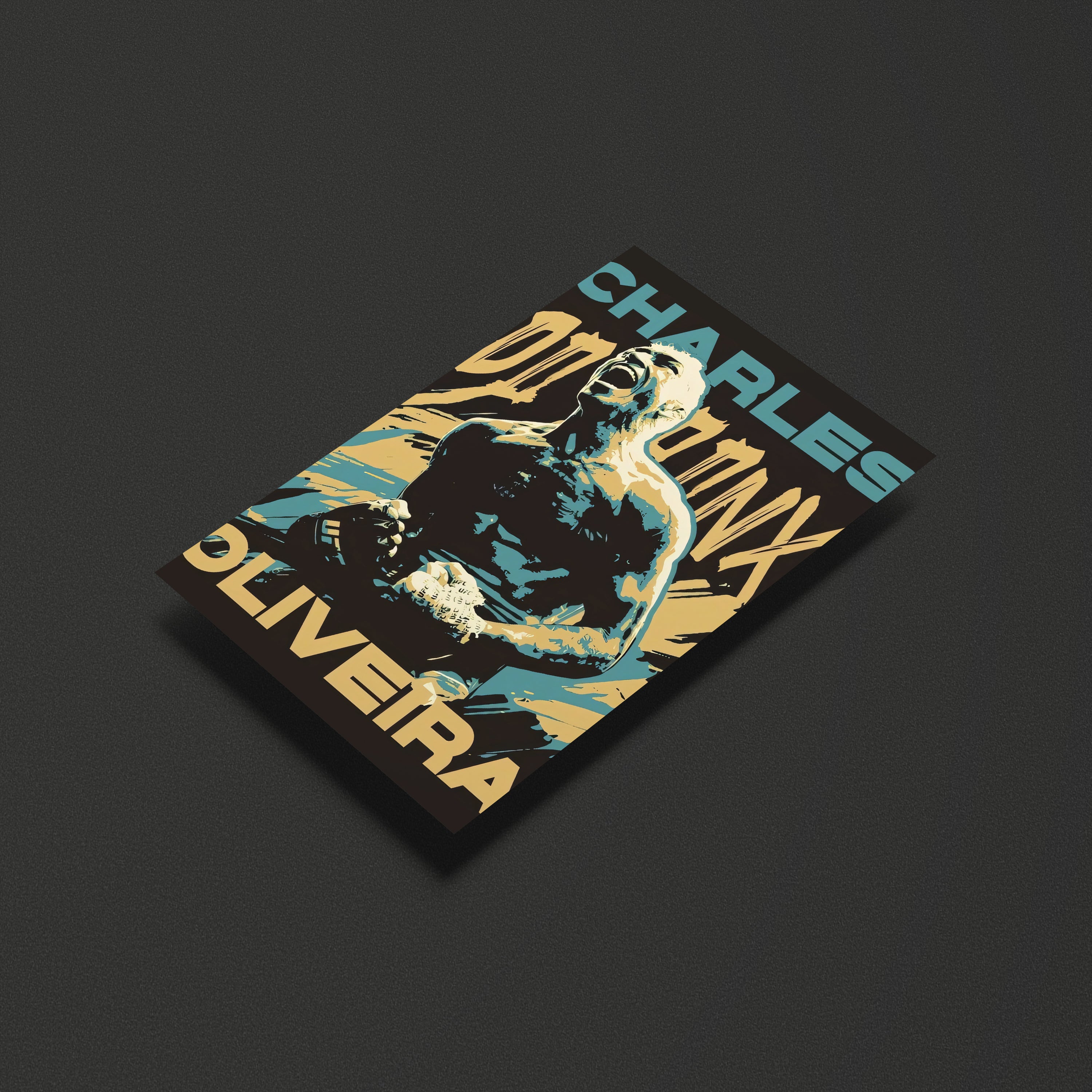 Charles Oliveira UFC Fighter Poster