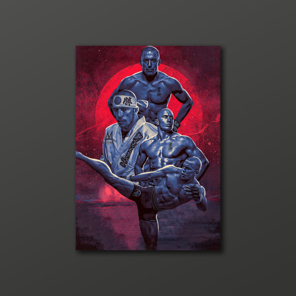 George st-pierre Poster 01