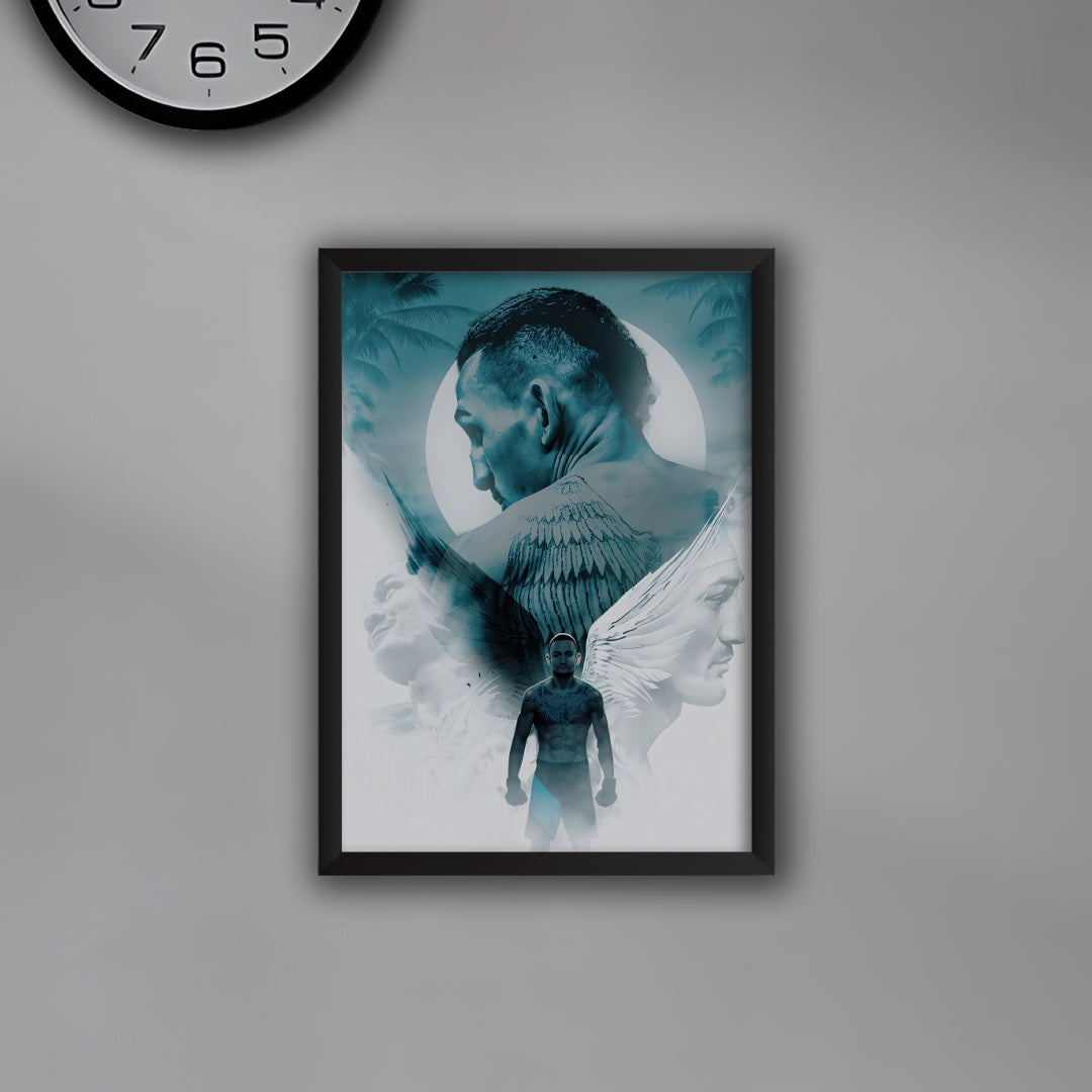 Max Holloway UFC Fighter Poster