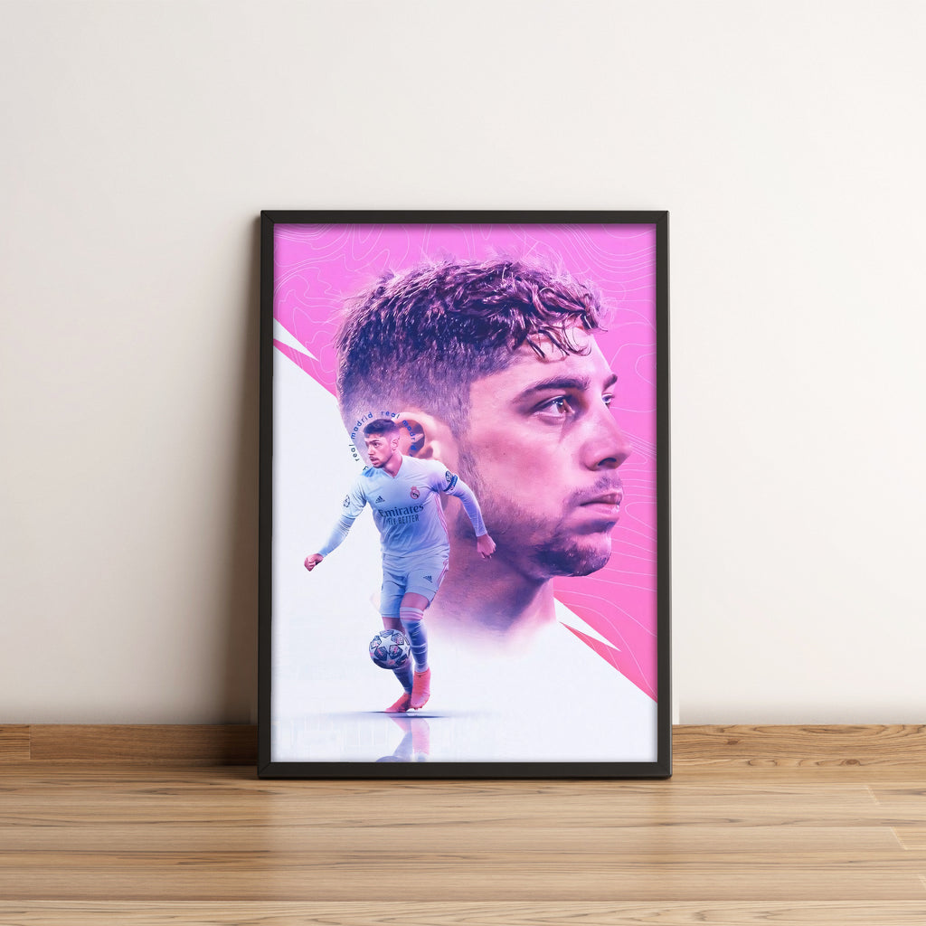 Federico Valverde Poster - Football Poster