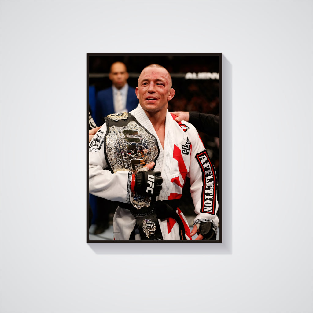 George st pierre Poster 02