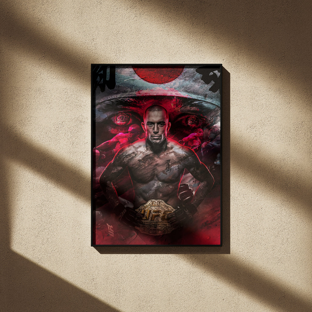 George st-pierre Poster 03