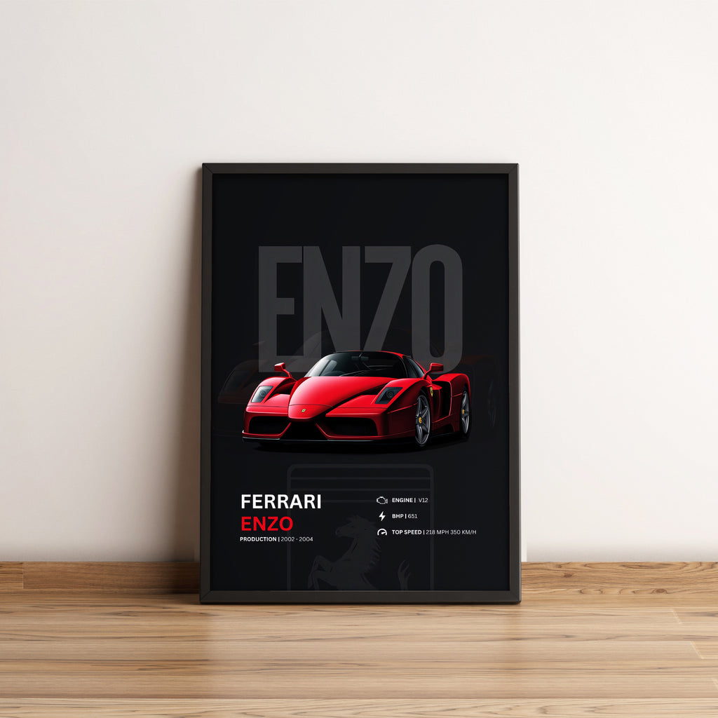 Ferrari Enzo - Supercar Poster