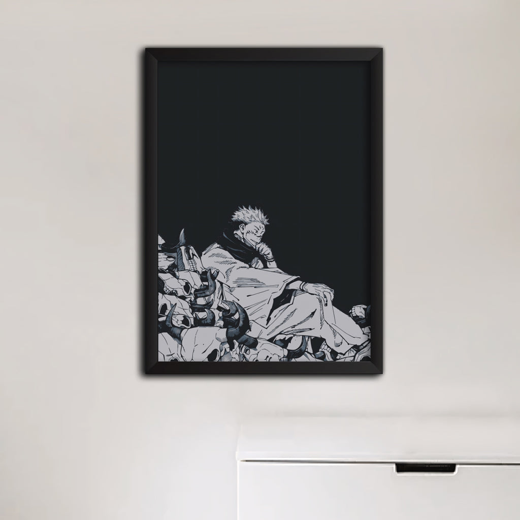 Sukuna Jujutsu Kaisen Anime Poster